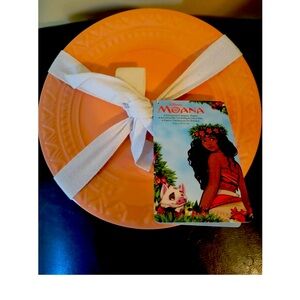 Authentic Disney Moana Ceramic Plates-set of 4- Brand new